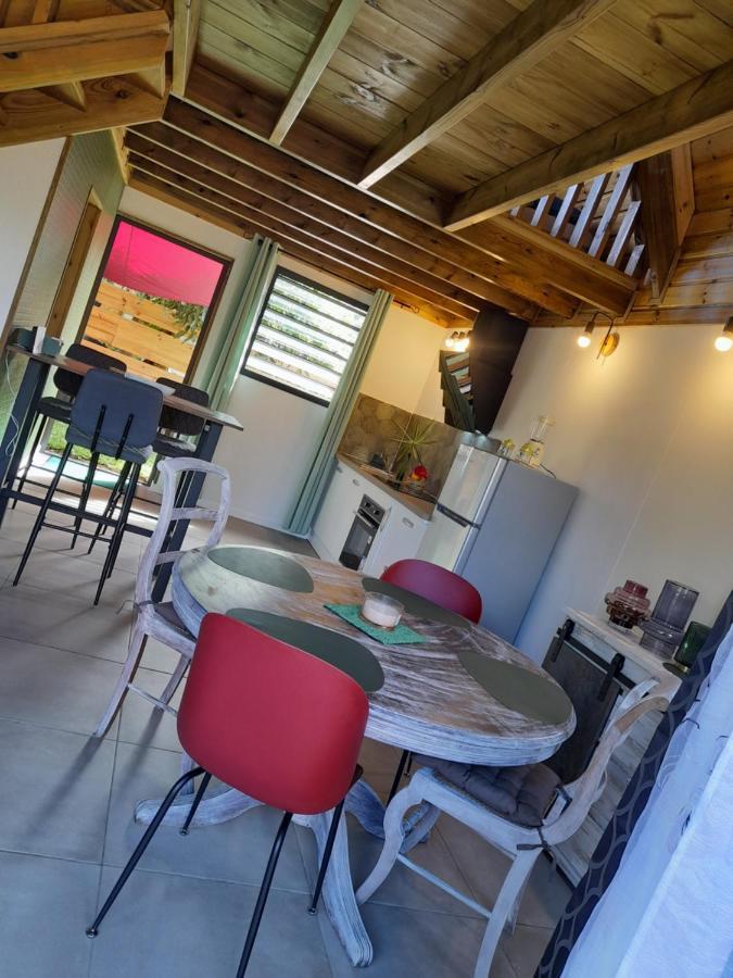 Charmant Chalet Avec Jacuzzi, L'Ile O Vert 圣菲利普 外观 照片