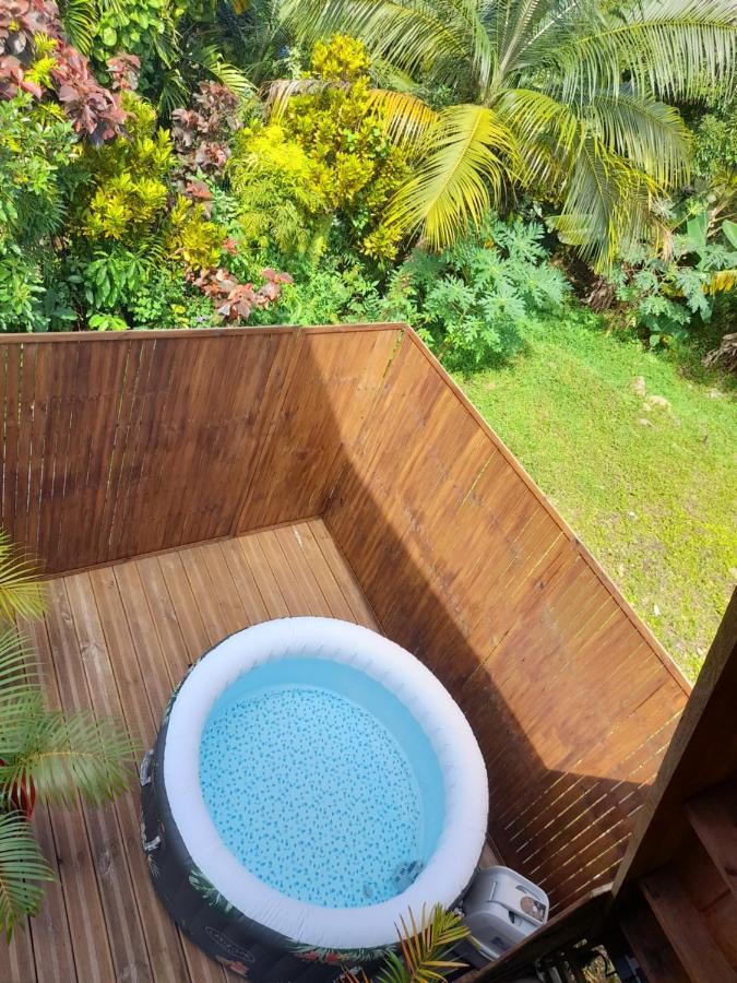 Charmant Chalet Avec Jacuzzi, L'Ile O Vert 圣菲利普 外观 照片